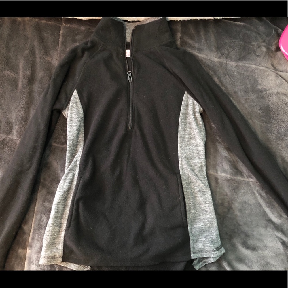 athletic zip shirt